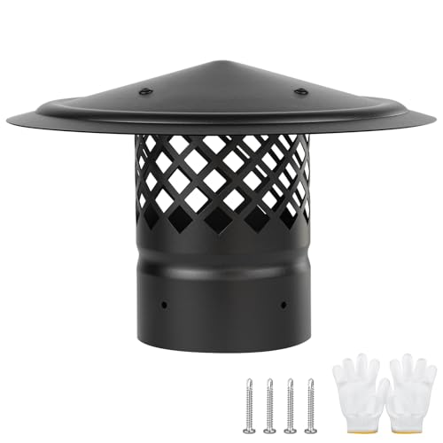 Chimney Cap 4 Inch Round Roof Rain Cover