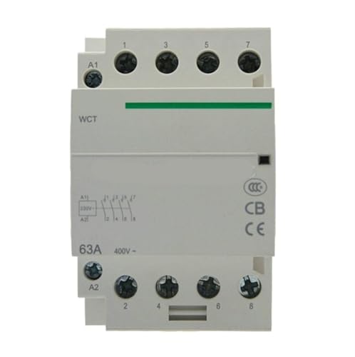 Contacteur modulaire AC 4 pôles 40A pour rail DIN 35mm triphasé 4NO