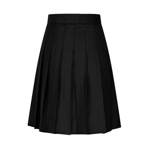 Pleated Skirts for Women Casual Solid Anti-Exposure Summer Skirt Mini High Waist Skirts Big and Tall Comfortable Fit4