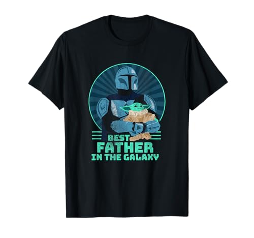 T-shirt Star Wars complicité Mandalorian et Grogu touchant