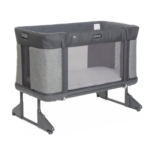 Chicco Next2Me Forever, Lit Bébé 3en1, Jusqu’à 4 Ans (22 Kg), Compatible avec Différents Lits, Berceau Bébé 3en1, Hauteur Réglable, Bonne Circulation...