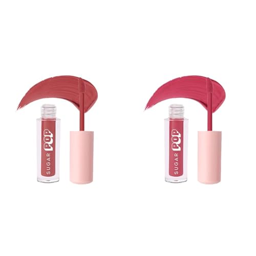 SUGAR POP Lip Essentials – Matte Lipcolour 18 Maple & Matte Lipcolour 20 Poppy – 1.6 ml x 2 – Set of 2