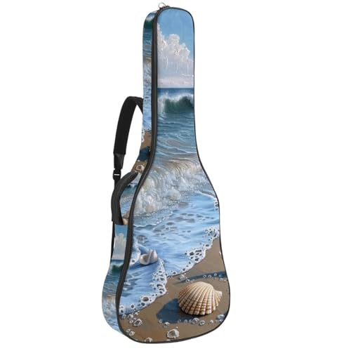 Sac pour guitare universel imperméable avec poches de rangement multicolore