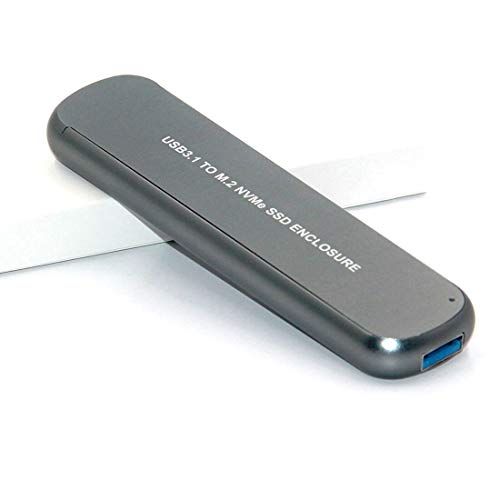 Caja externa para disco SSD M.2 USB 3.1 gris miniatura 2