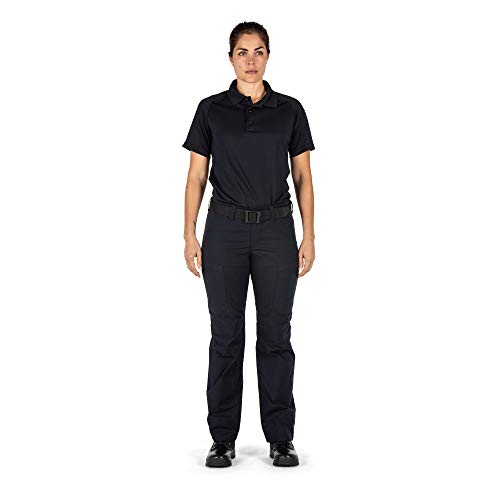 5.11 Tactical Women's Apex Cargo Work Pants, Flex-Tac Stretch Fabric, Gusseted, Teflon Finish, Style 64446, Dark Navy, 2 Long