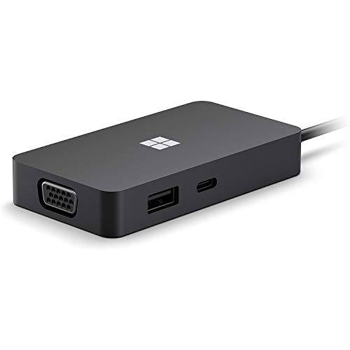 Microsoft SWV-00003 concentrador USB-C ultra compacto con cable integrado negro 3