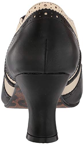 Bettie Page Women's Vintage Style Pump, Black, 63