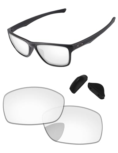 Image of Replacement Lenses & Nose Pieces for Oakley Holston OO9334 Sunglass - Precision Fit, UV Block & Impact Resistant