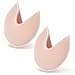Ajcotahm Toe Pads for Pointe Shoes, 3.54 x 3.15 Inch Ballet Toe Pads Soft High Heels Toes Protector Cover Forefoot Wrap Pad for Women Girls Dancers