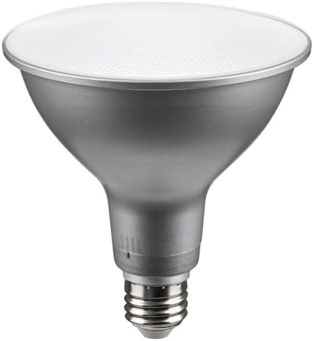 Miniatura 2 de Satco S11589 LED PAR38 de 13,3 vatios base media acabado plateado CCT seleccionable 120 voltios ángulo de haz de 40 grados