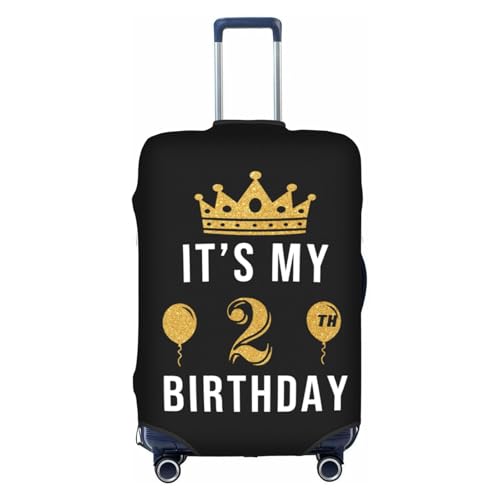 Travel Luggage Cover It‘s My 2th Birthday Fashion Washable Baggage Suitcase Protector Fit For Luggage Medium