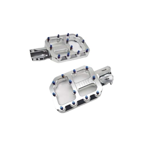 Repose-pieds CNC en forme de T aluminium léger argenté pour montage de précision