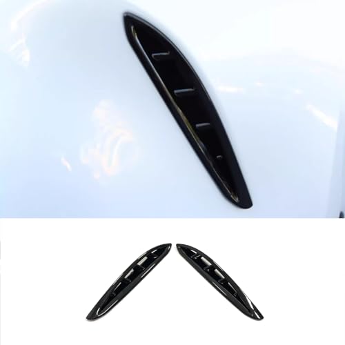 ZUNEIGUNGトヨタ 新型 ハリアー 80系 に対応フロント ランプカバー フォグランプ フロントベゼル ガーニッシュインテリアパネルToyota Harrier に適合 設計外装 パーツ アクセサリーABS 樹脂製2枚【ブラック】