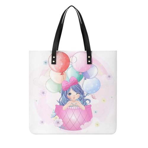 Sac shopping sirène pour femmes grand tote bag de voyage 39x39cm