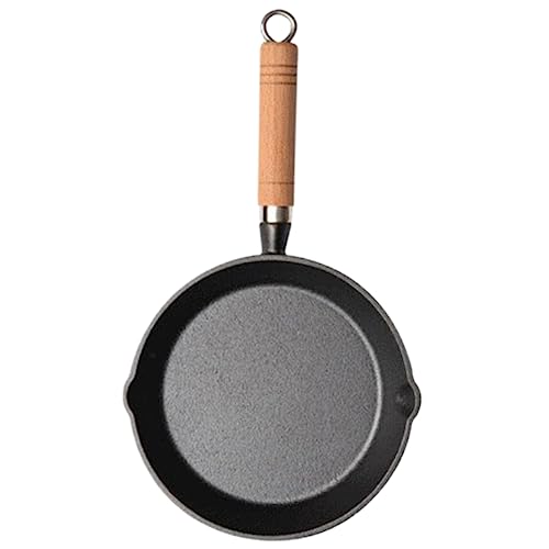 Cabilock Professional Nonstick Egg Frying Pan Small Multifunctional Kitchen Gadget Heat Resistant Cookware with Smooth Handle for Omelets and Dishes