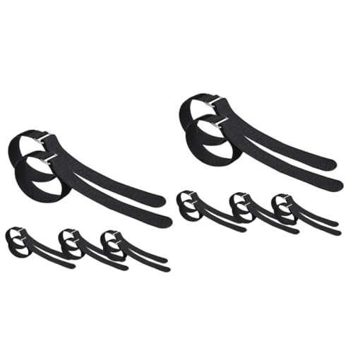 GALPADA 8pairs - Ice Gripper Shoe Traction Straps for Hiking Walking Jogging Binding for Men Women Boys and Girls for Safety