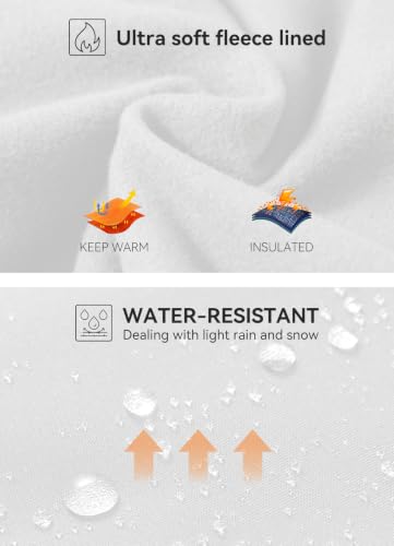 Image of baleaf Women's Fleece Lined Leggings Thermal Warm Winter Tights | 25 inch /27 inch, Water Resistant, Pockets, Running, Hiking, Yoga, Skiing, Travel, for Cold Weather, Leggings for Women