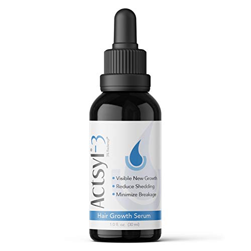 Actsyl-3 Hair Growth Serum with Redensyl - Grow Thicker, Fuller, Stronger Hair Fast and Reduce Shedding and Breakage - Non-Greasy, Easy Application for Women and Men. with Biotin Oil.