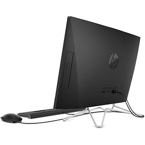 Image of HP 2022 All-in-One Desktop, 21.5 inch FHD Display, AMD Athlon Gold 3150U, 16GB RAM, 1TB PCIe SSD, WiFi, HDMI, Keyboard&Mouse, DVD-RW, RJ-45, Windows 11 Home, Black
