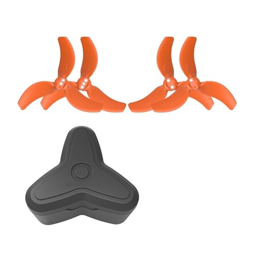 Hélices Avata 2 Orange contre la casse : boîte rangement hélice et pales drone