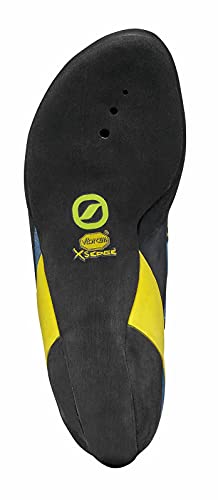 Scarpa Men's Vapor Lace Rock Climbing Shoes For Sport Climbing And Bouldering - Blue/Yellow - 6.5 #TOP4