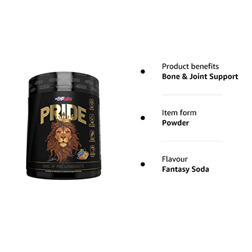 EHPlabs Pride Pre Workout Powder - Full Strength Pre Workout Men, Pre Workout Women, Energy Supplements, Sharp Focus, Epic Pumps & Faster Recovery - Fantasy Soda (40 Servings) - Image 5