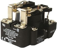 W199BX-14 Electromechanical Relay 110VDC 6KOhm 40A DPDT (63.5x79.2x64.26)mm Power Relay