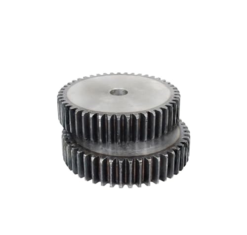 Bevel Gear Pinion Hardware Mechanical 1pcs Spur Gear 2M49/50/51/52T Bore14/16mm Teeth Pitch 6.28mm Teeth Depth 4.5 Mm Motor Gear Low Carbon Steel Total Height 20mm(2M49T (Bore 14 mm))