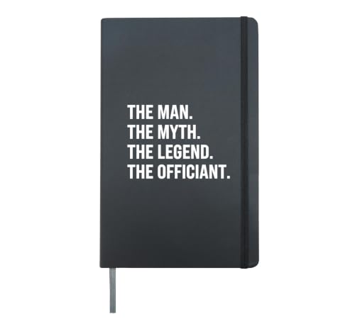 Literary Officiant The Man. The Myth. The Icon. The Offici Hardcover Journal, Black