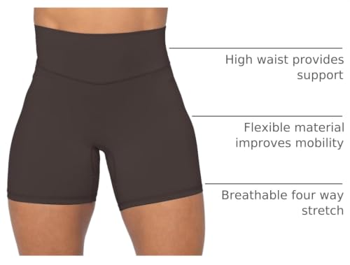 Image of Sunzel No Front Seam High Waist Biker Shorts for Women, Squat Proof Yoga Workout Gym Bike Shorts | 3, 5 Or 8-Inch Inseam, High Waisted, Tummy Control, No Front Seam, Buttery Soft, Compression Fit, Squat Proof