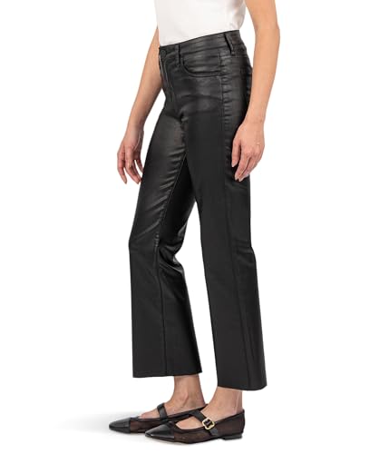 KUT from the Kloth Women's Kelsey High Rise Ankle Flare with Raw Hem2