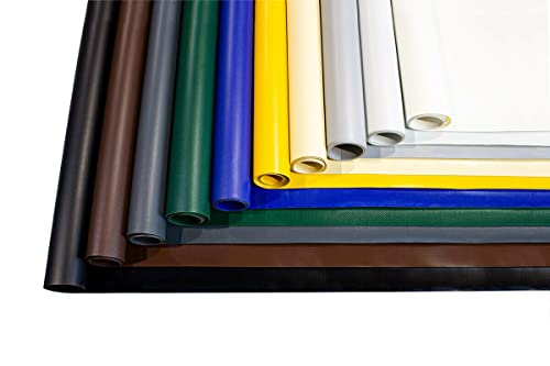 ANKO PLANEN bâche de Protection en PVC 700 g/m², Lourde, imperméable, résistante aux UV et indéchirable – bâche de Camion Mate pour Jardin, Industrie,...
