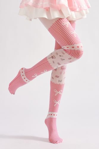 Image of Sahabowi Women's Sheer Tights, Digital Print Designs Stockings