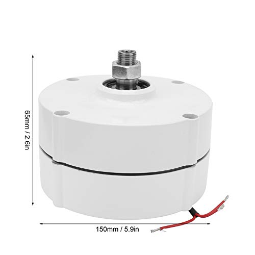 Generador de imán permanente AVAN 100w alternador eléctrico AC trifásico para turbina eólica vertical u horizontal (con rectificador 12V) miniatura 2