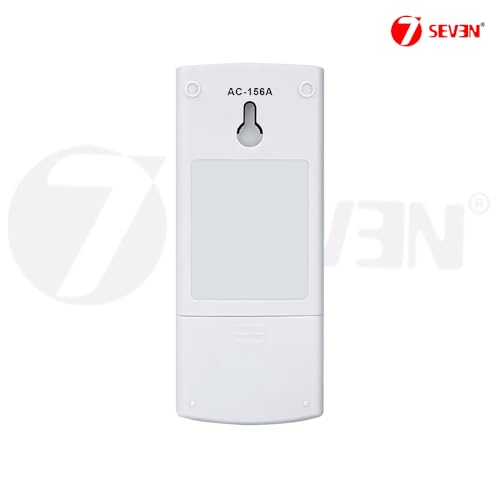 Image of 7SEVEN Compatible with Sharp AC Remote Control CRMC-A876JBEZ Model 156A Suitable for Split and Window 1 1.5 2 Ton Air Conditioner - Match Each Keys Exactly to Replicate Genuine Remote Function