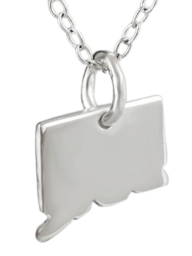 FashionJunkie4Life 925 Sterling Silver US States Pendant Necklaces