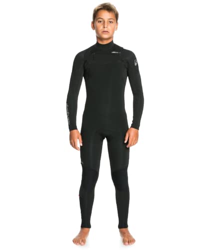 Combinaison surf junior Quiksilver 4/3 Chest Zip pour rester au chaud durant les sessions d'automne