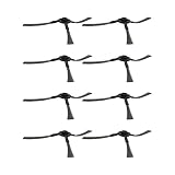  KAIBA For Robot Aspirador Cepillo Lateral Compatible con VILEDA VR One for Accesorios de Piezas de aspiradora robótica Hilarity (Color : 8pcs Side Brush)