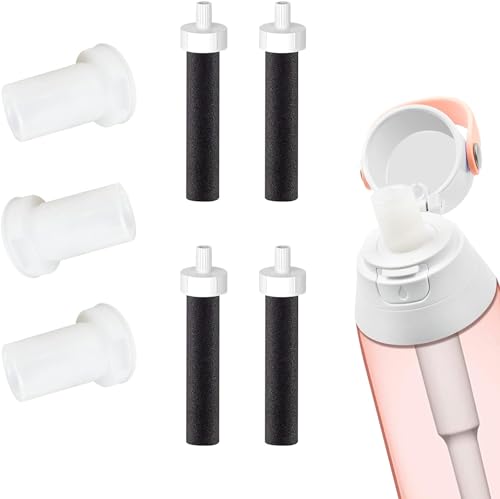 Brita Bottle Mouthpiece Replacement - 3PC Silicone Mouthpiece 4PC Filter Cartridges Bottle Parts