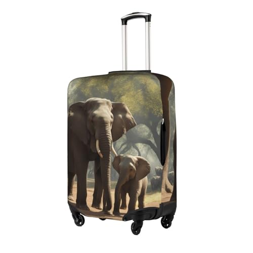 Elephant Tsa Approved Luggage Cover For 18-32 Inch Suitcases Scratch-Resistant Stretch Luggage Cover2