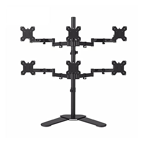 Soporte de escritorio para seis monitores regulable JEQGDLUI de 9kg