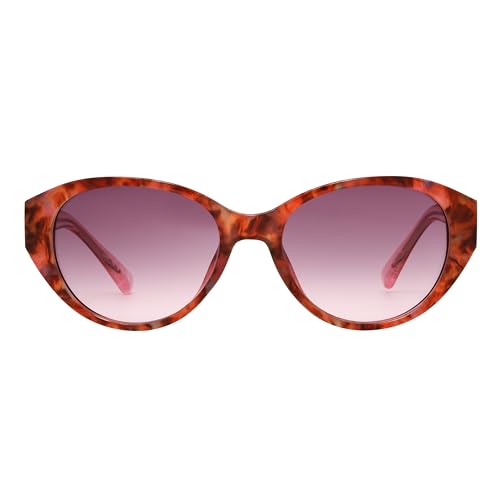 Nine West Women's Kalina Oval Sunglasses, Pink, 54 mm2