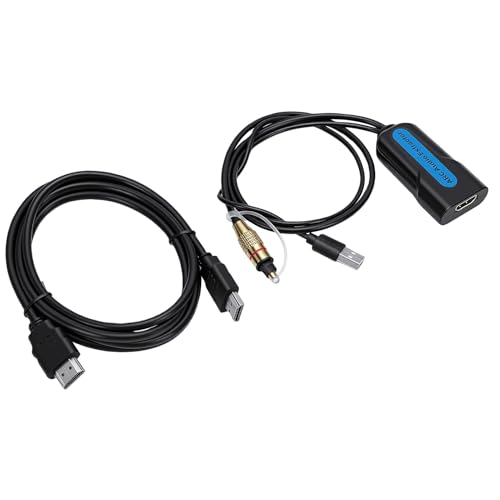 Extractor de Sonido ARC GOWENIC Convertidor Óptico HDMI de 24 Bits 192KHz para Amplificador de TV
