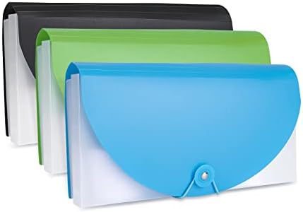 Uquelic 2pcs Mini Accordion Receipt Folder - 13 Pockets Expanding - View #11
