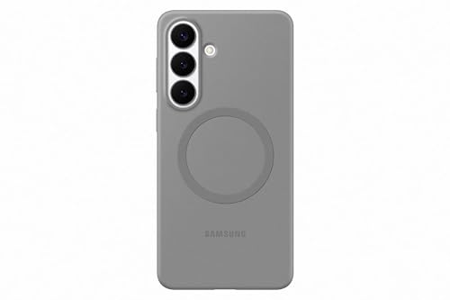 Image of Samsung Galaxy S26+ Silicone Magnet Phone Case, Soft-Touch, Durable Grip, Great Feel, Gray
