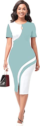 Image of Regolith Designer Sarees Women's Polyester Bodycon Knee-Length Dress (KW-FED 159 SEA Green M Light
