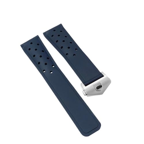 Bracelet de montre étanche en silicone 22mm idéal pour le sport et le quotidien