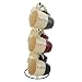 Elama EL-COFFEEHOUSE Coffee House 6-Piece 12 oz. Mug Set with Stand, Assorted Colors