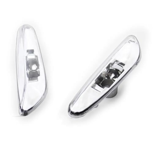 Intermitentes laterales coche para E46 4DR Sedan Wagon carcasa clara 2 Uds 5