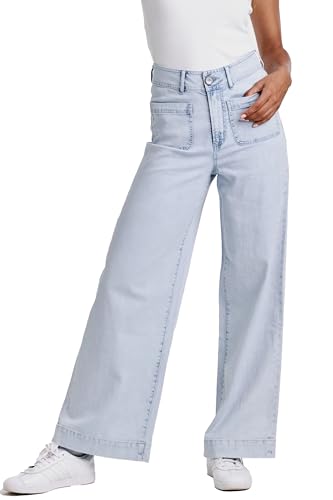 DEAR JOHN Audrey Women's Wide Leg Jeans High Rise
